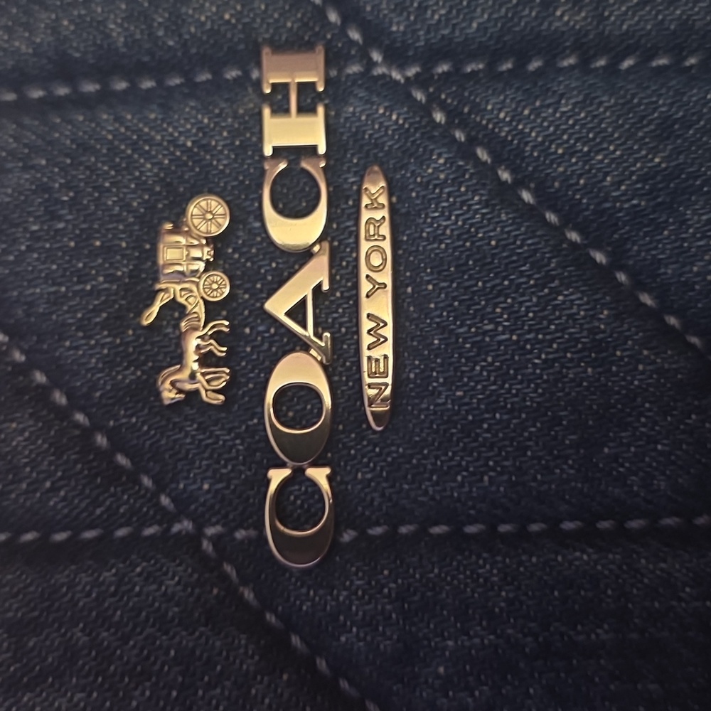NWT Coach Mini Jamie Camera Bag in signature denim - Picture 5 of 5